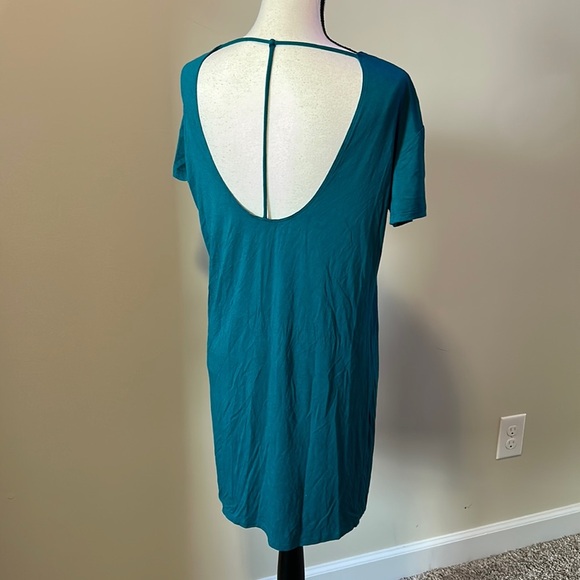 Fabletics blue soft cotton dress open back - Picture 1 of 4